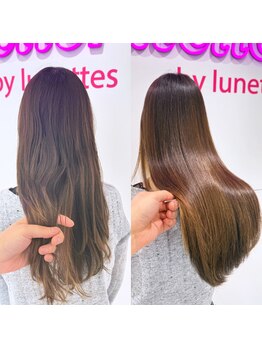 アンアトリエ バイ リュネッツ 町田店(En atelier by lunettes)の写真/【町田駅NEWOPEN】モチ抜群!!丁寧なカウンセリングで髪質を見極め、あなた史上最高の艶髪に導きます