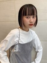 トイロ 新宿(Toiro)&nbsp;ダブルカラーブリーチケアブリーチインナーカラーボブ
