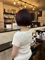 アンフルール(Un Fleur)&nbsp;カシスレッド×パツっとボブ