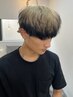 《メンズカット+ダブルカラー+デザインカラー》￥26200→￥21200