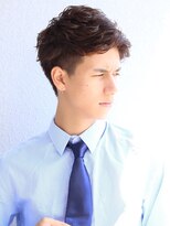 サイドグラデーション　スリークショート　シルバーカラー