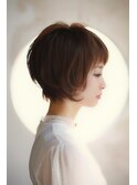 大人かわいい・ボブ・ナチュラルボブ・前下がり・大人ボブ・小顔
