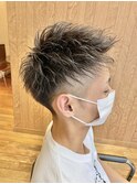 束間アップバング
