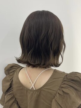 アイニ 天王寺アポロ店(aini) ナチュラルベージュ ミルクティーベージュ/髪質改善/カラー