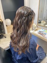 ヘアセット/ハーフアップ/ヘアアレンジ/お呼ばれヘア
