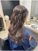 ヘアセット/ハーフアップ/ヘアアレンジ/お呼ばれヘア