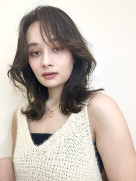 バイオレットジェム(Violet`jem) 10代20代30代40代大人可愛い韓国ヘア鎖骨ミディくびれヘア