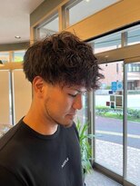 ワンワンオー バーバーショップ 長浜店(@110 BARBER SHOP)&nbsp;ツイストスパイラルパーマ