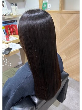 フォルテリノ ナゴヤ(FORTE Lino) 【韓国アイドル風】髪質改善縮毛矯正アッシュブラック/金山