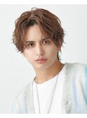 波巻きパーマメンズツイストスパイラルパーマツーブロック