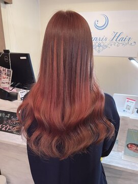 ブランシスヘアー(Bulansis Hair) ブリーチなしレッド