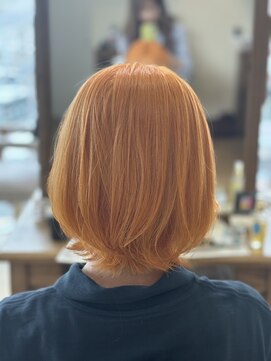 ミラシィ 成田(Mirashy) ボブ×オレンジカラー♪