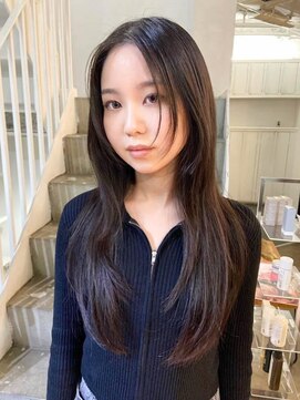 カシェ ナカザキ(CACHE NAKAZAKI) ロングレイヤー/顔まわりレイヤー/レイヤーカット