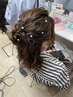 【土日 21時～23時はこちら】選べる飾りへアセット♪電話LINE予約100円オフ