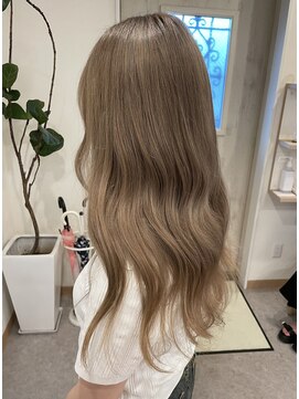 カラースタンド(COLOR STAND) ミルクティーベージュインナーカラーダブルカラーブリーチ