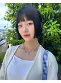 ネイビー/ミニボブ