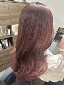 エイド 都立大学(AID_) ピンクベージュ×ロング