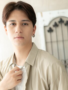 グルーミングサロン バーバー キャッスル 北浦和西口(Grooming salon Barber Castle) 20代30代ダークアッシュ韓国フェザーショートF北浦和 社会人