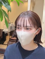 ワンラブ(ONELOVE)&nbsp;シースルーバング 切りっぱなしボブ