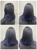 インナーカラー ブルーバイオレット