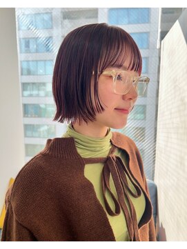 ワク(WAKU) 【WAKU】★デザインカットショートボブ
