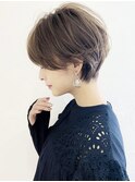ショートボブ髪型30代40代50代前髪あり前髪なし面長丸顔【荒牧】