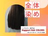 ■セルフブロー■オイル配合付【ロング】オーガニックカラー全体白髪染￥5170