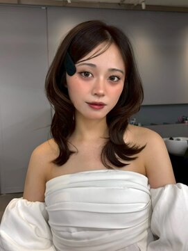 ノク(nok) ケンニプモリ_暗めカラーグランマッシュデザインカラー