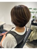 ハイライトカラー/ショート/白髪ぼかし/ポイントカラー/