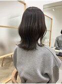 アプリコットオレンジ/くびれヘア/ウェーブショート/津田沼