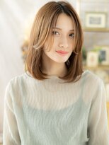 カバーヘア ブリス 大宮西口(COVER HAIR bliss) ココアブラウンシンメトリー小顔抜け感ミディc7大宮20代30代40代