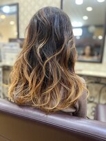 ビューテ(BIEUTE) 外国人がやってそうなバレイヤージュ