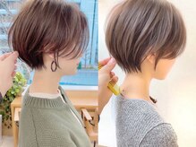 くせ毛でお悩みの人でもショートボブはおすすめです![自由が丘駅/ショート/ボブ/レイヤーカット/縮毛矯正]