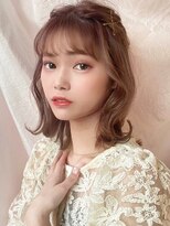 アモレット 天文館店(amoretto)&nbsp;ベージュカラー 顔周りカット くびれヘア 韓国ヘア 20代