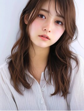 クシュ 所沢西口エミテラス前店(kusyu...) ウルフパーマダークブルーゆるふわボブひし形ショートボブ所沢