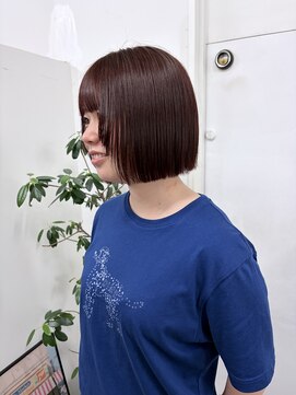 キーパーソン(kii person) person×プツッとボブ×暖色カラー