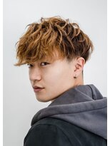 ブロートーキョーバーバーショップ 神田2nd(Bro Tokyo BARBERSHOP)&nbsp;ハイトーン波巻きマッシュ
