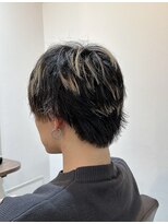 ニルバ(niLva)&nbsp;マッシュウルフヘア/束感ヘア/メッシュ/ツーブロック