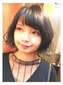 sボブ+innerカラー