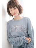大人可愛いエアリーボブ☆　