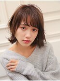 斜めバングシアーボブ☆30代/40代/50代/グレイヘア/髪質改善