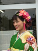 編み込み、ロープ編みアレンジ
