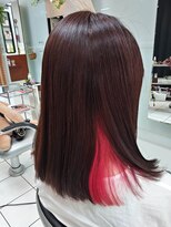 ヘアースタジオ ジェイワン(hair studio J ONE) インナーカラーピンク