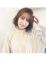リコバイアフロート(riko by afloat)&nbsp;【riko立野】ふんわり可愛い切りっぱなしレイヤーボブ