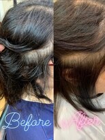 ファンモアサロンネクスト(fun more salon NEXT)&nbsp;根元のボリュームを残したストレート