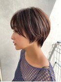 大人まるみナチュラルショートボブ