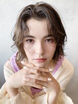 アイティー バイ アルバム 浦和店(IT by ALBUM) パーマ風スタイリング_オリーブカラーハイライトカラー_37644