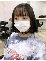 ピンク バイ アンジェリカ 瓢箪山店(PINQ by ANGELICA) #PINQ #ミストバング #ピンクベージュ