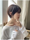とことんキュートなナチュラルショートボブ
