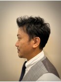 ツーブロックナチュラルバック<理容室>